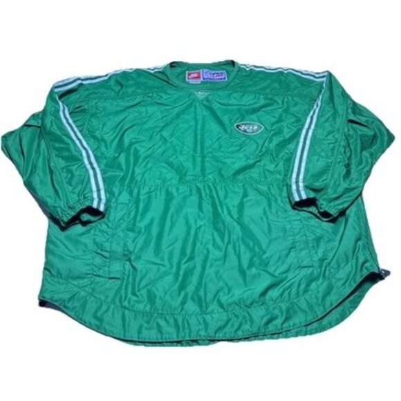 Vintage New York Jets Nike Pro Line Sidelines Pullover Jacket Men’s 2XL - Picture 1 of 12